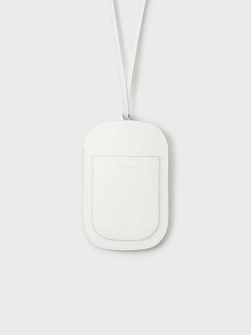 Poche Phone Case Crossbody White Bluebell Edge