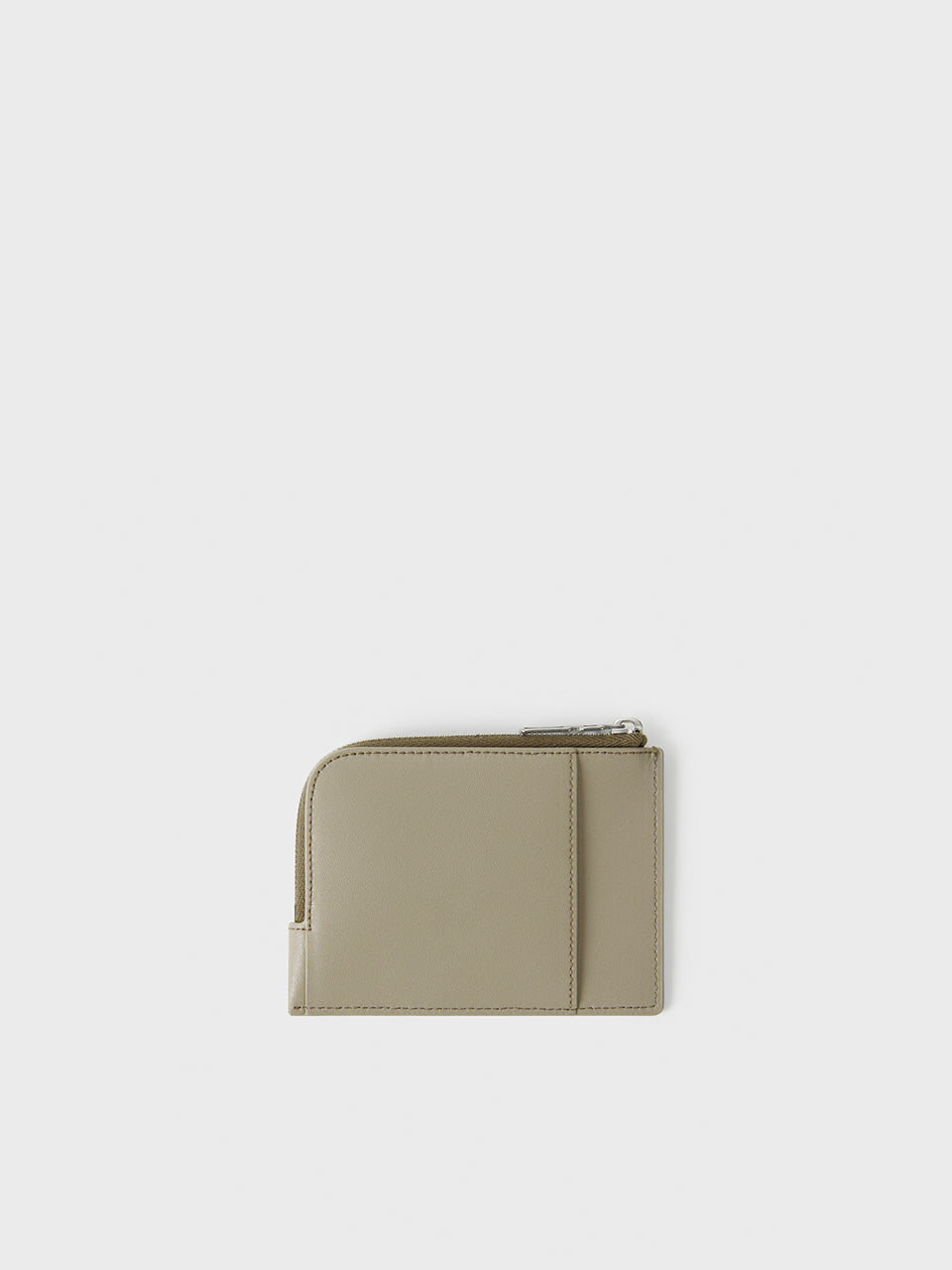 Arc Zip Card Case Ecru