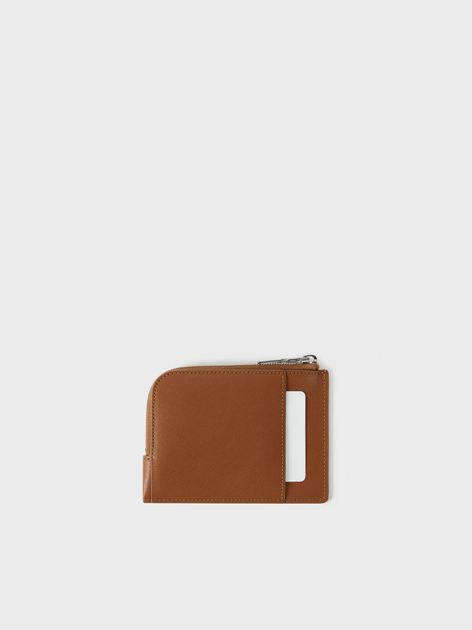 Arc Zip Coin Purse Wood