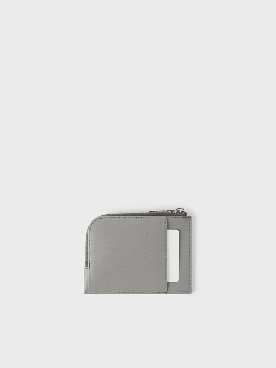 Arc Zip Coin Purse Grey