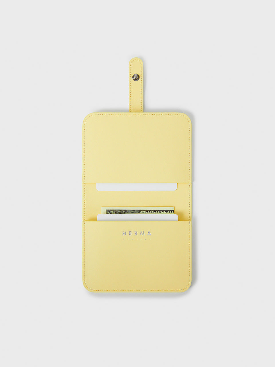 Mia Card Holder Lemon