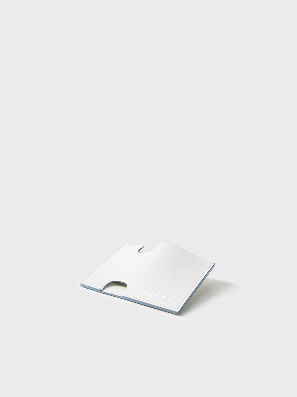 H Card Holder White Bluebell Edge