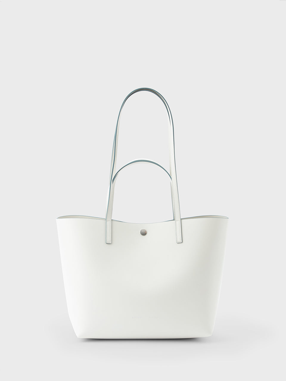 Terre Shopper Bag White Bluebell Edge
