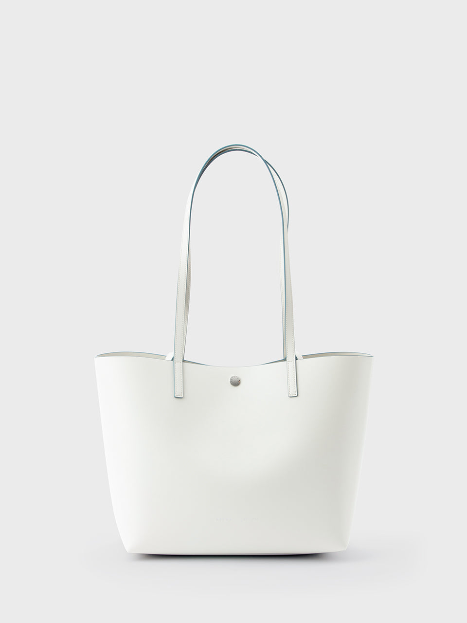 Terre Shopper Bag White Bluebell Edge