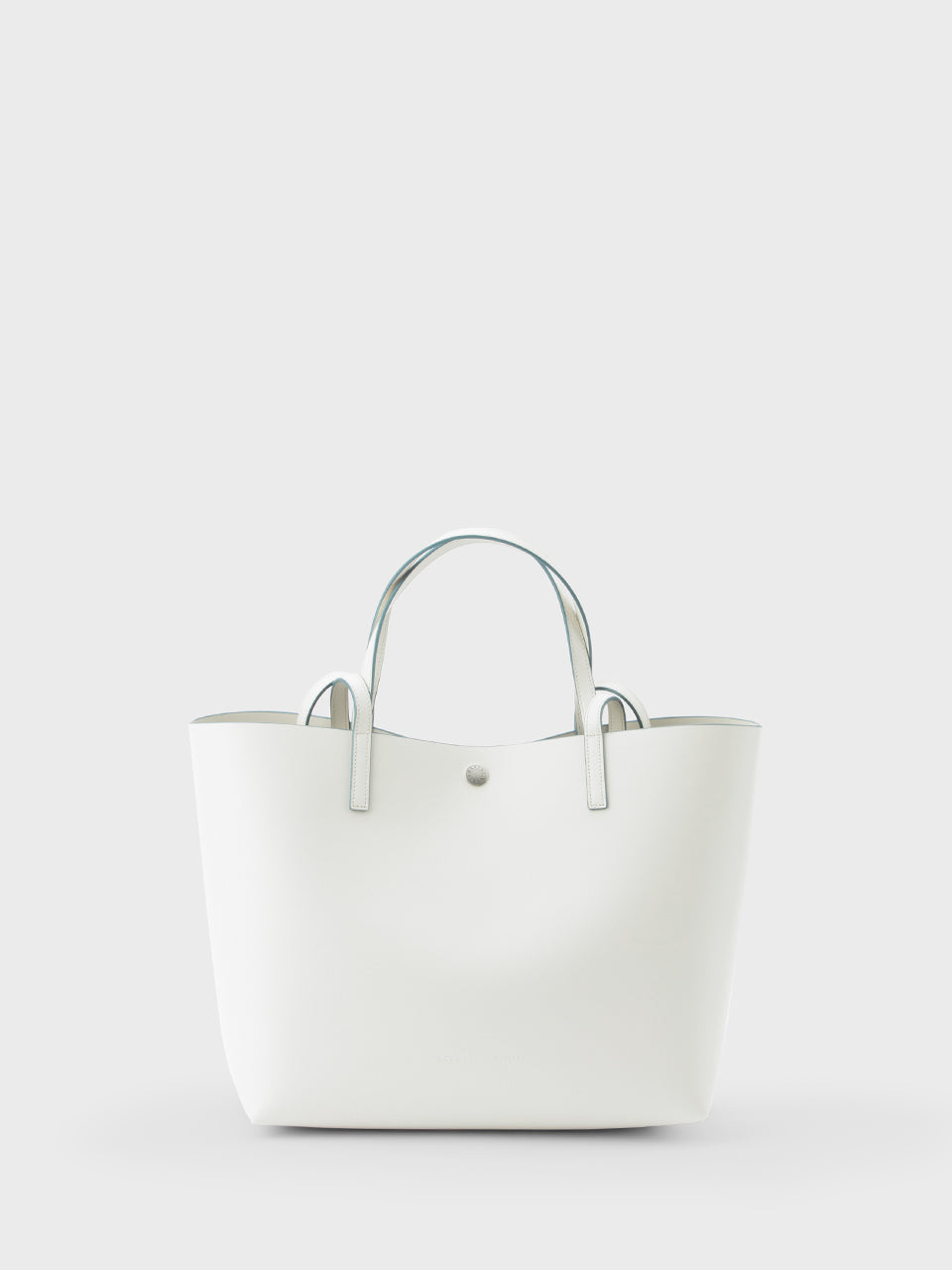 Terre Shopper Bag White Bluebell Edge