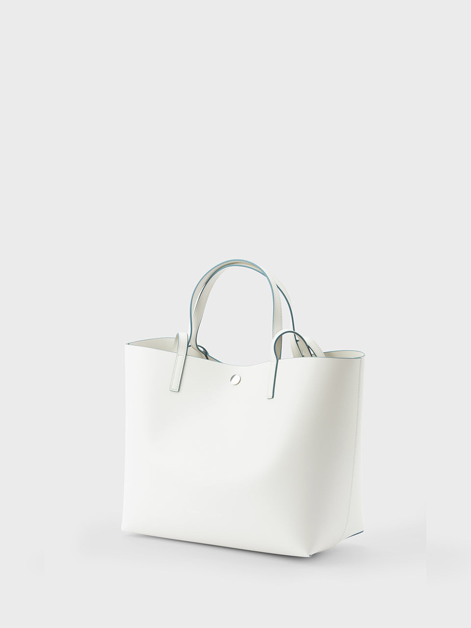 Terre Shopper Bag White Bluebell Edge