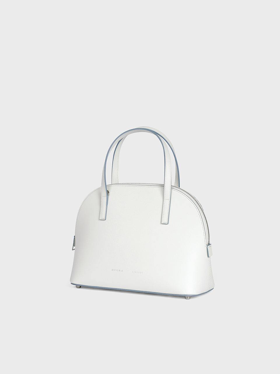 Loe 24 Top Handle Bag White Bluebell Edge